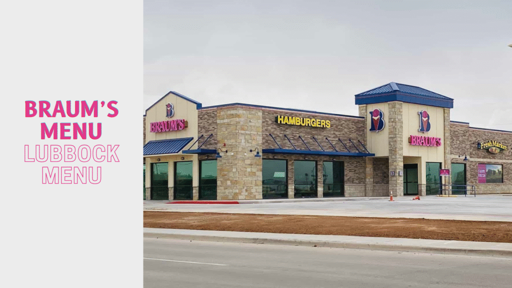 Lubbock Menu