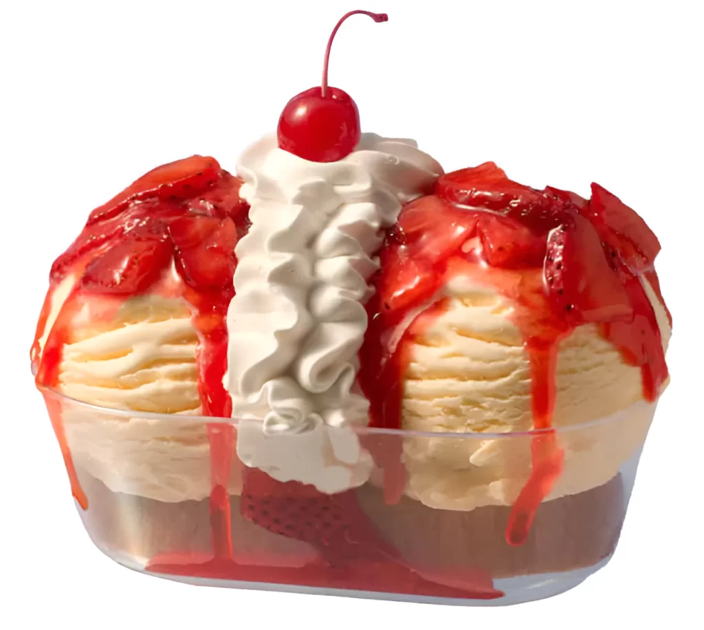 Strawberry Shortcake Sundae