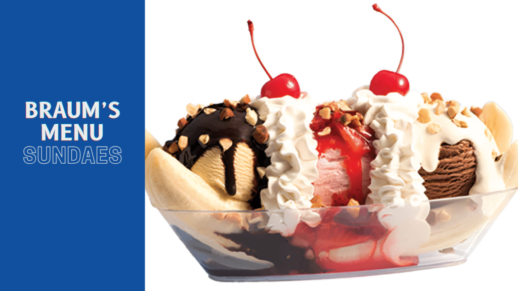 Sundaes Menu