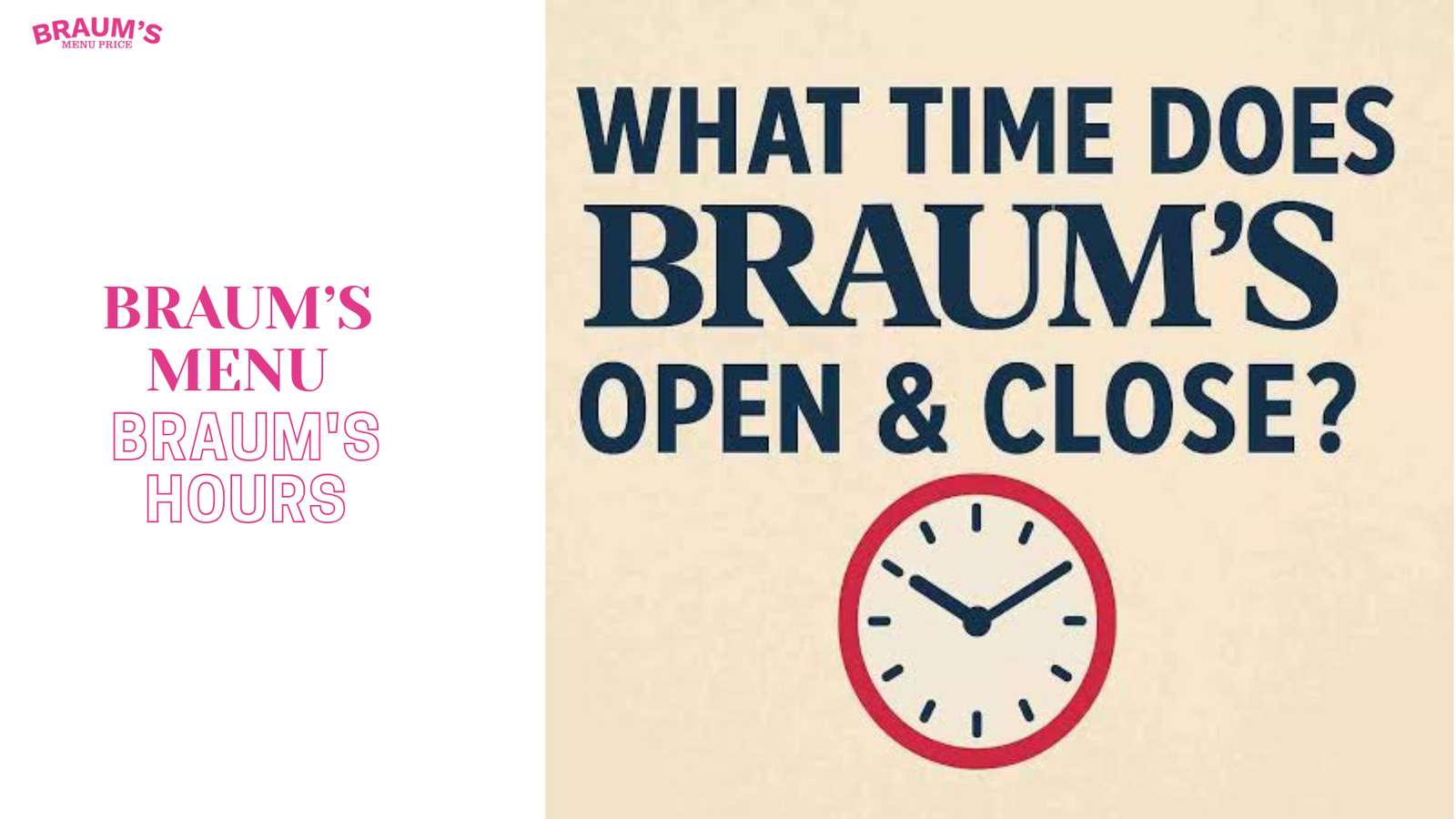 Braum's Hours