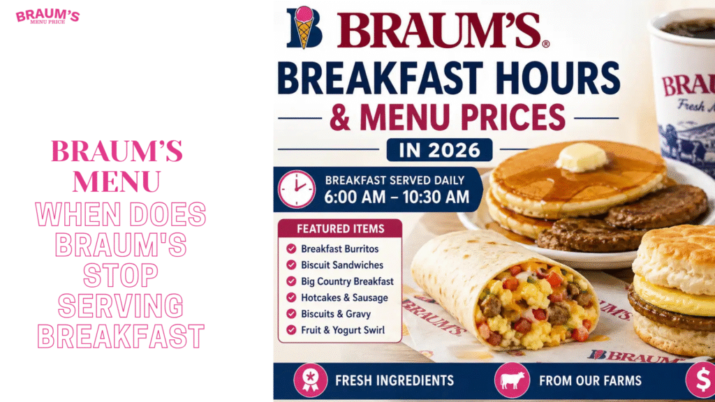 When Does Braum's Stop Serving Breakfast