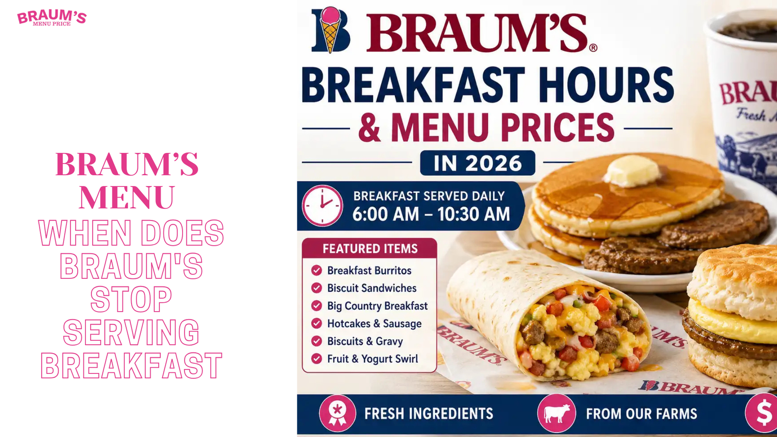 When Does Braum's Stop Serving Breakfast
