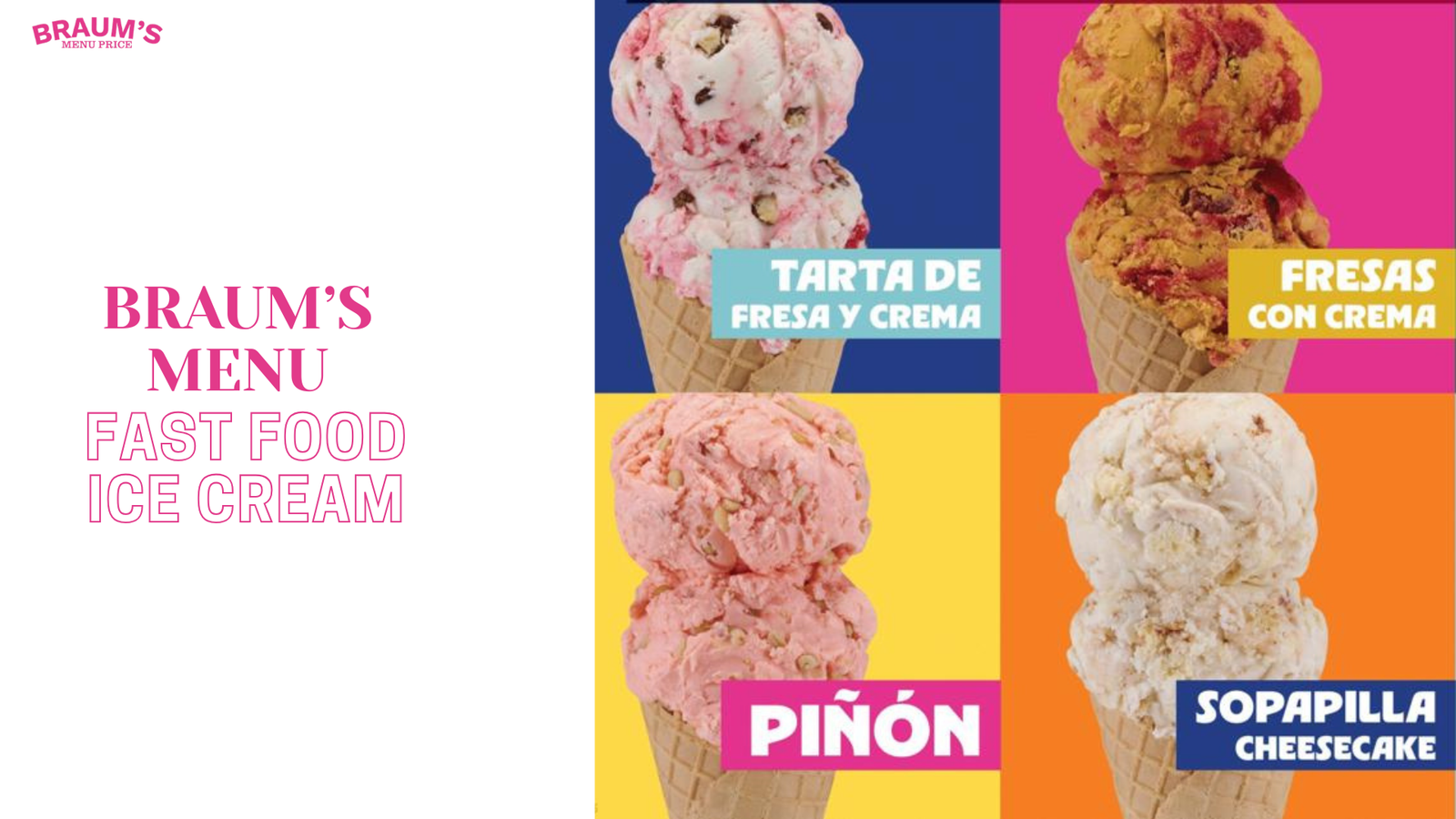 Fast Food Ice Cream