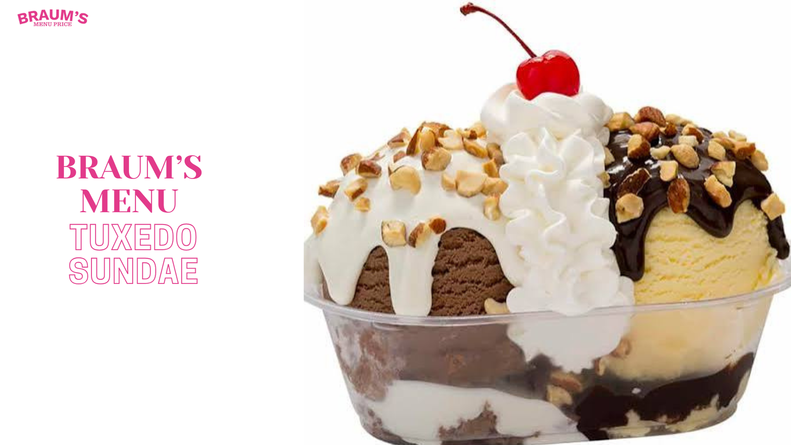 Braum's Tuxedo Sundae