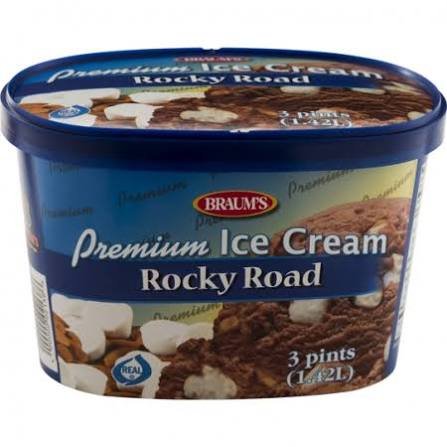 ice cream 3 pint tub